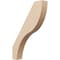 Ekena Millwork 3-inch W x 16-inch D x 22-inch H Geneva Rough Cedar Woodgrain TimberThane Knee Brace, Primed BRCUR03X16X22GNVRCPR - alternate 1